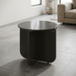 Lamond Teal High Gloss End Table – 20” Modern Side Table in sleek black finish, designed for contemporary interiors.