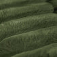 Close-up of soft green corduroy fabric texture from the Modern Corduroy Deep Seat Loveseat Sofa – Comfy Couch (4 Colors and 3 Sizes).