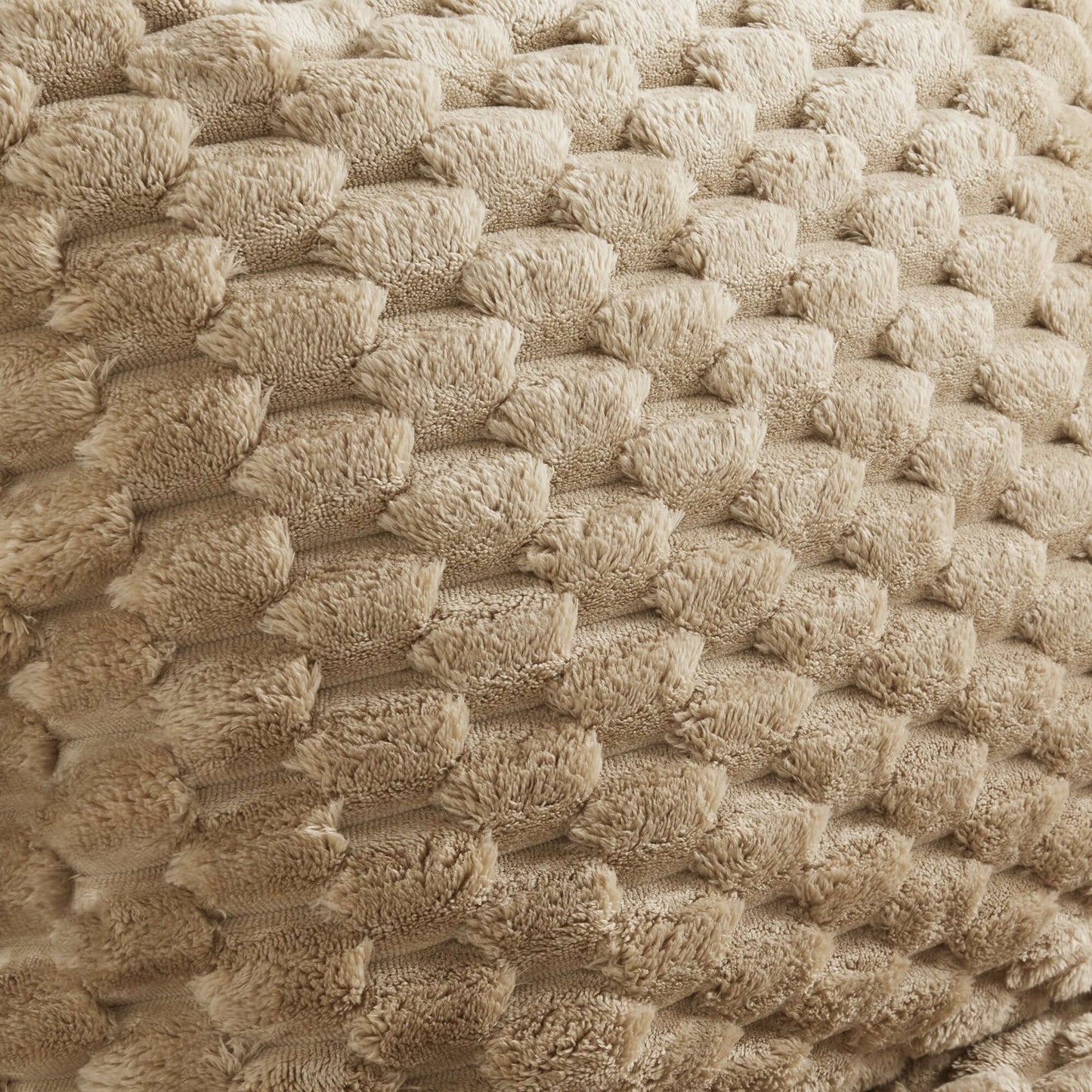 Textured close-up of the soft fabric used in the Modern Modular Flannelette Sofa – 82” Boneless Deep Seat Couch.