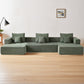 Sorrel U-Shaped Modular Sofa – 137" Corduroy Sectional with Removable Arms – view 16