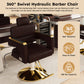 Sterling Hydraulic Barber Chair – 360° Swivel Salon Chair – view 10