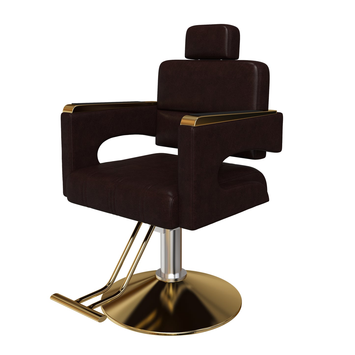 Sterling Hydraulic Barber Chair – 360° Swivel Salon Chair