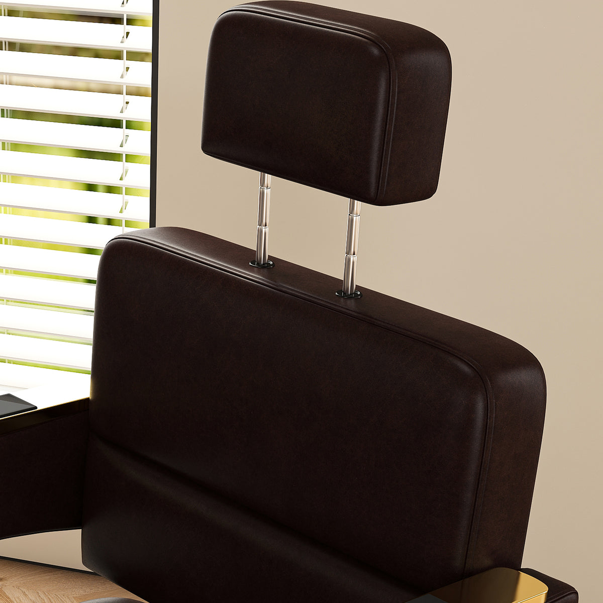 Sterling Hydraulic Barber Chair – 360° Swivel Salon Chair – view 5