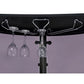 Strick Black Glass & Metal Bar Cabinet – view 11