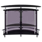 Strick Black Glass & Metal Bar Cabinet – view 7