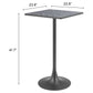 Spot Bar Table in Black
