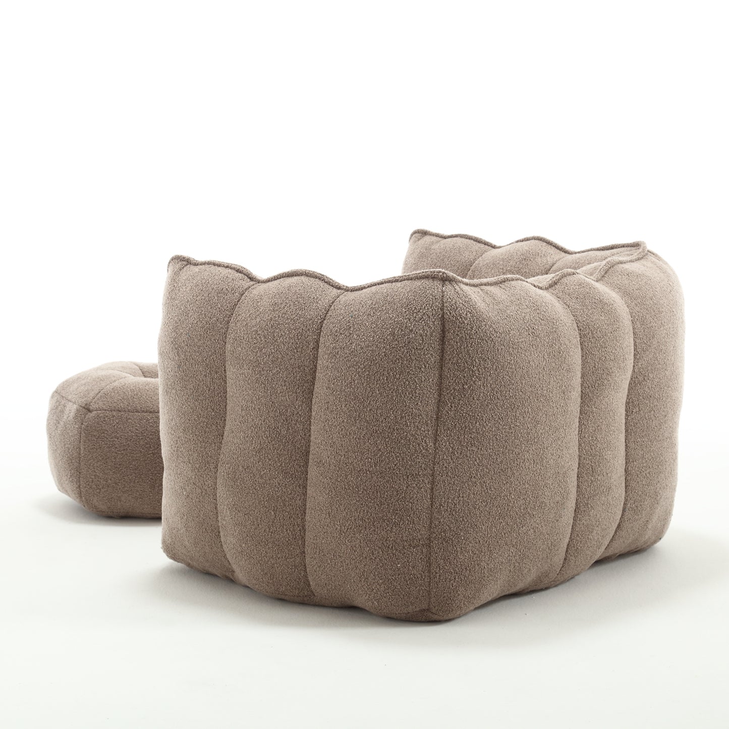 Sutter Coffee Chenille Sofa – 32.3" Square Sofa – view 20