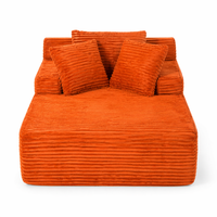 Sutter Corduroy Chaise Lounge Sofa Bed – 66