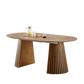 Extendable Oval Dining Table for 6 – Wooden Dining Table (70.8”)