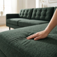 Talmadge L-Shaped Sectional Sofa – Made in USA, 2 Fabric Options – view 19