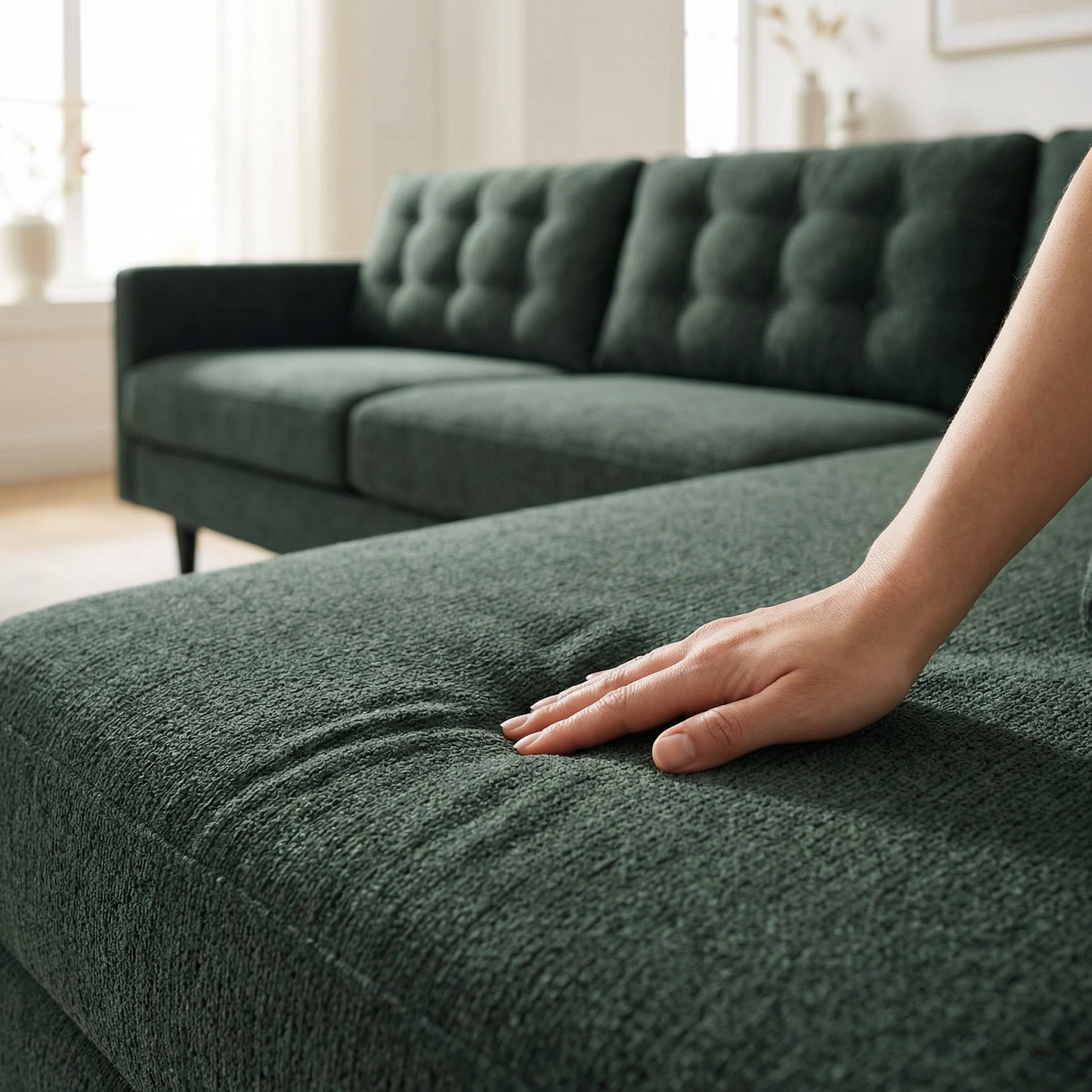 Talmadge L-Shaped Sectional Sofa – Made in USA, 2 Fabric Options – view 19