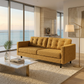 Talmadge Sofa – 92" Made-in-USA Sofa, Sage Green & Mustard Yellow – view 15