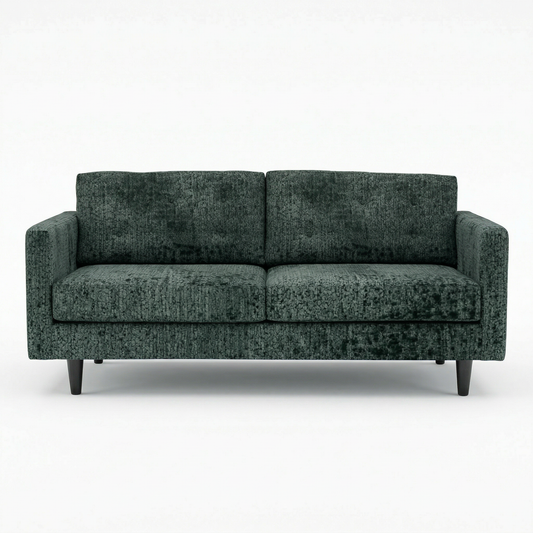 Talmadge Sofa – 92" Made-in-USA Sofa, Sage Green & Mustard Yellow