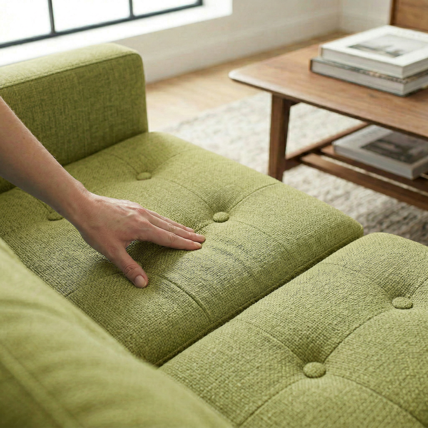 Talmadge Velvet Sofa – 92" Classic American Sofa – view 20
