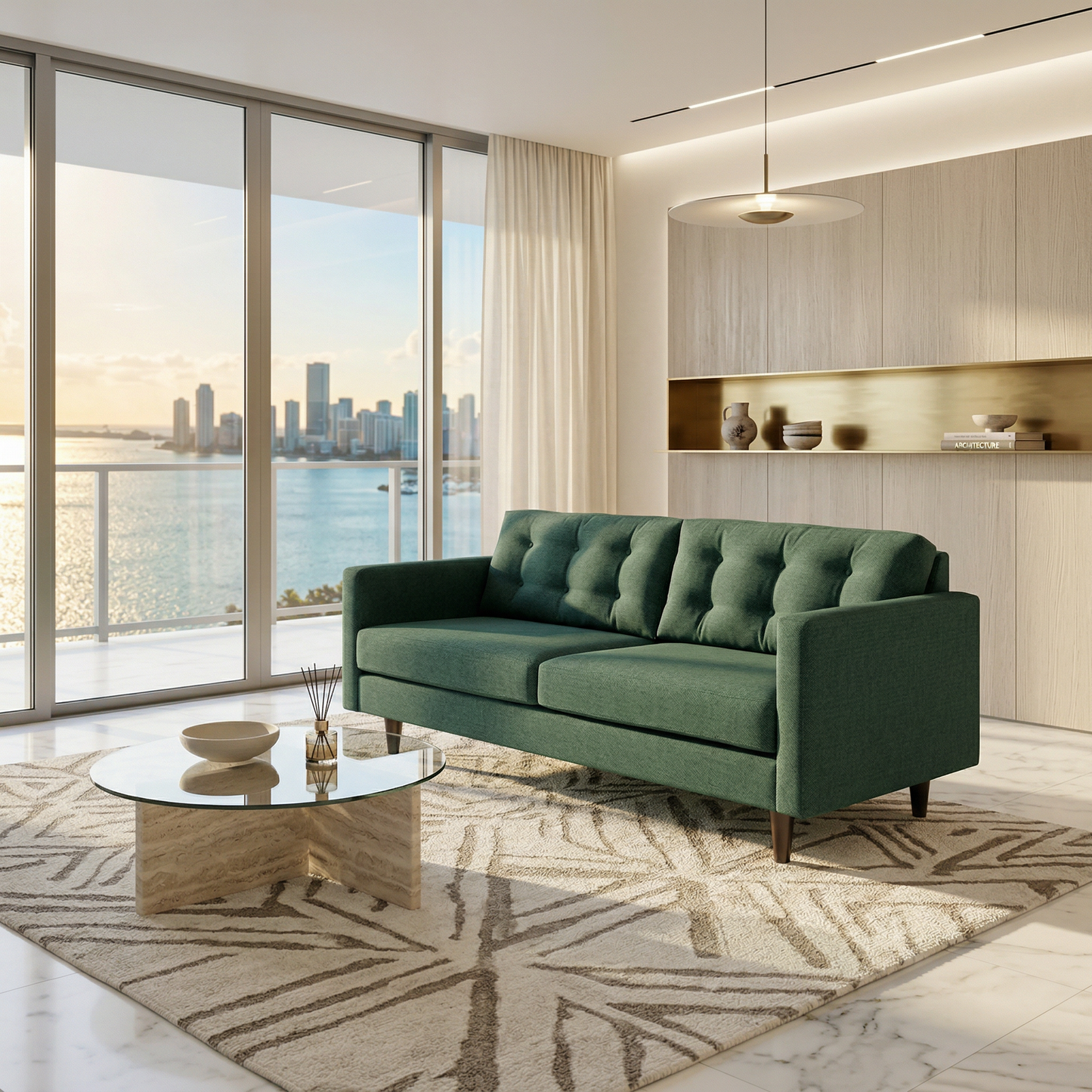 Talmadge Velvet Sofa – 92" Classic American Sofa – view 6