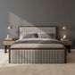 Somune Gray & Walnut King Bed