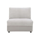 Tarrance Modular Gray Sherpa & Velvet Power Recliner Sectional with Multifunction Console 165" gray sherpa chair.