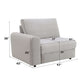 Tarrance Modular Gray Sherpa & Velvet Power Recliner Sectional with Multifunction Console 165" dimensions and design details.