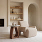 Rura Heathered Beige Accent Chair