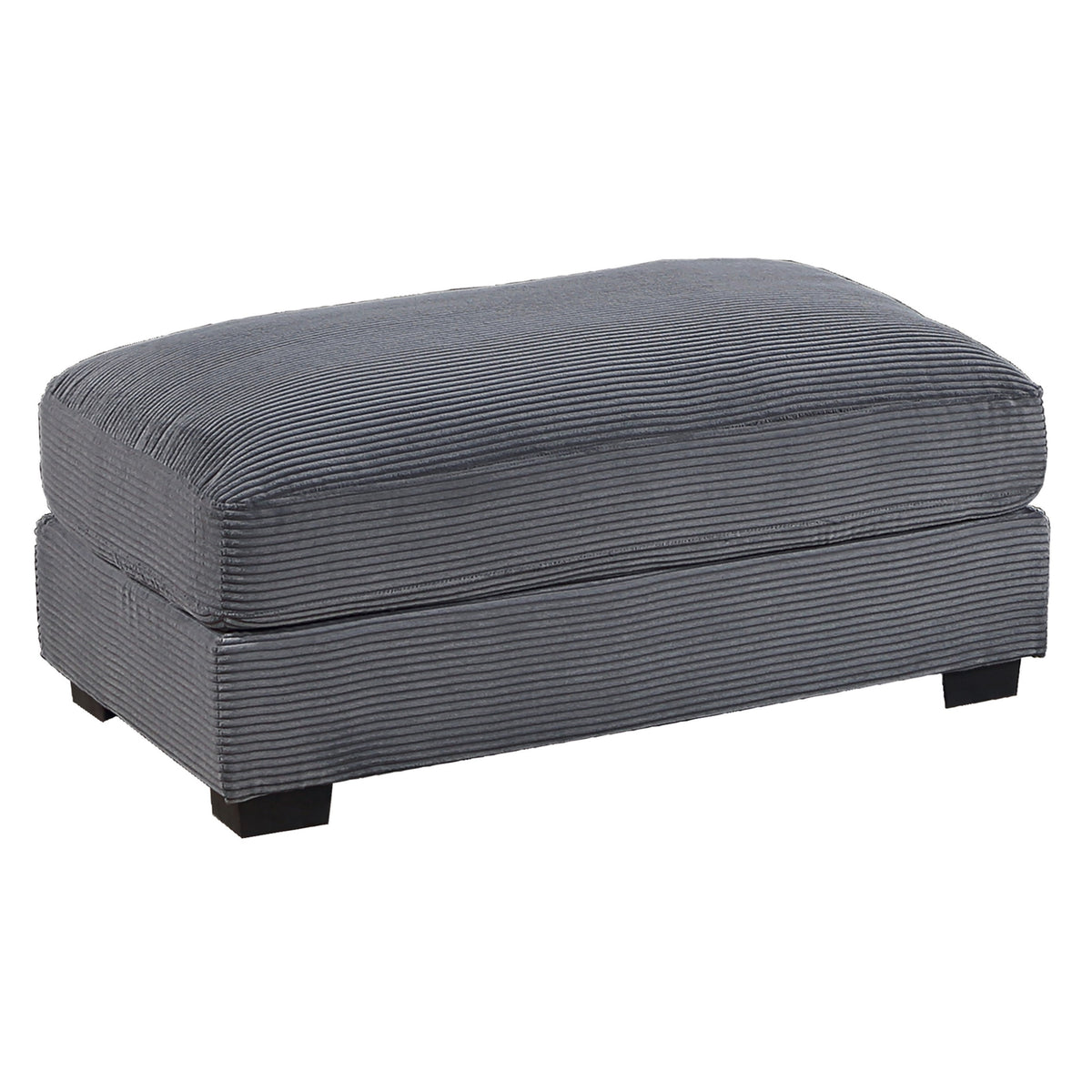 Thackeray 5-Piece Modular Sectional Set – Dark Gray Corduroy Sofa – view 7