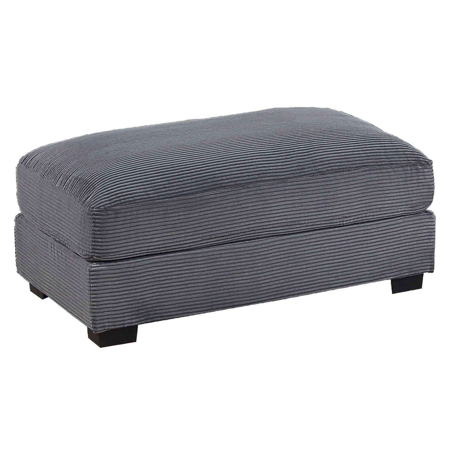 Thackeray 5-Piece Modular Sectional Set – Dark Gray Corduroy Sofa – view 7