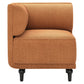 Malben Brown Corner Chair
