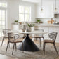 Silues Taupe & Brown Dining Chair (Set of 2)