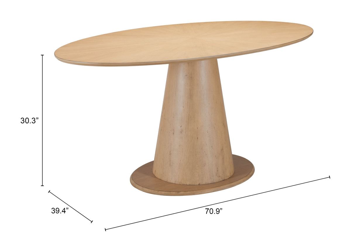 Disque Natural Dining Table
