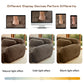 Tobias chocolate plush modular sofa