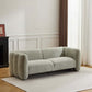 Tonson Boucle Sofa – 83” Curved Wave 3-Seater Sofa (3 Colors, Modern Sculptural Design) in a soft boucle upholstery.