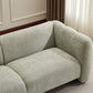 Tonson Boucle Sofa – 83” Curved Wave 3-Seater Sofa (3 Colors, Modern Sculptural Design) in plush boucle upholstery.