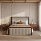 Somune Gray & Walnut Queen Bed