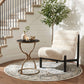 Maki Beige Accent Chair