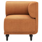 Malben Brown Corner Chair