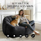 Ursin Oversized Bear Paw Bean Bag Sofa – 55" Faux Fur Lounge Chair – view 19