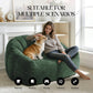 Ursin Oversized Bear Paw Bean Bag Sofa – 55" Faux Fur Lounge Chair – view 4