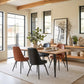 Keppel Swivel Dining Chair (Set of 2) in Brown
