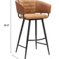 Juno Brown Barstool (Set of 2)