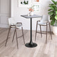 Spot Bar Table in Gray & Black