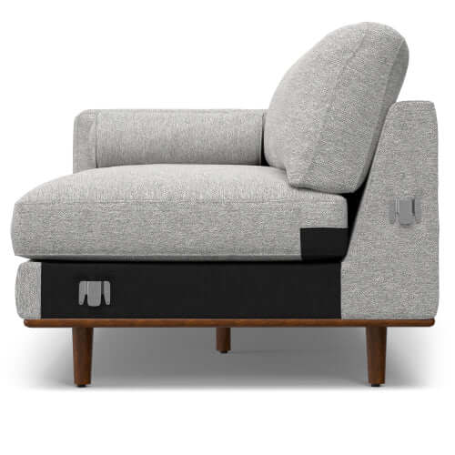 Morrison MCM Sectional Chaise Sofa 102' (2 Colors)