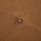 Varden Light Brown PU Ottoman – 35.04" Round Ottoman – view 12