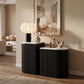 Ormara White & Black Side Table Set (2-Piece)