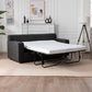 Winnie Grey Fabric Sleeper Sofa – 76" Pull-Out Loveseat Sofa Bed – view 5