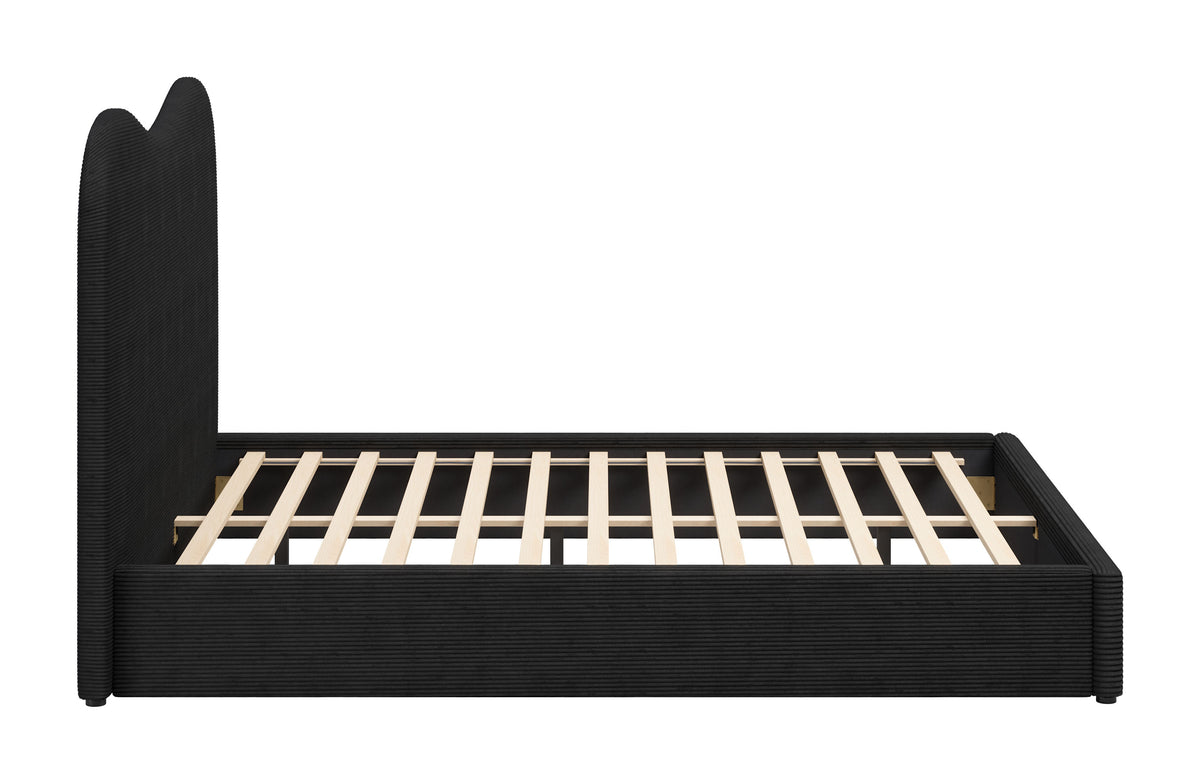 Sele Black Queen Bed