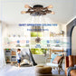 Wrenfield Bronze Caged Ceiling Fan with Light – 19.6" 7-Blade Fan (Bulbs Not Included) – view 12