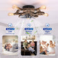 Wrenfield Bronze Caged Ceiling Fan with Light – 19.6" 7-Blade Fan (Bulbs Not Included) – view 13