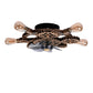 Wrenfield Bronze Caged Ceiling Fan with Light – 19.6" 7-Blade Fan (Bulbs Not Included) – view 17
