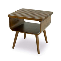 Alice MCM Solid Wood Accent End Table 22