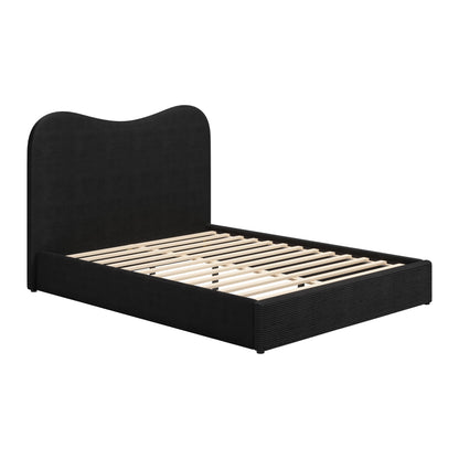 Sele Black Queen Bed