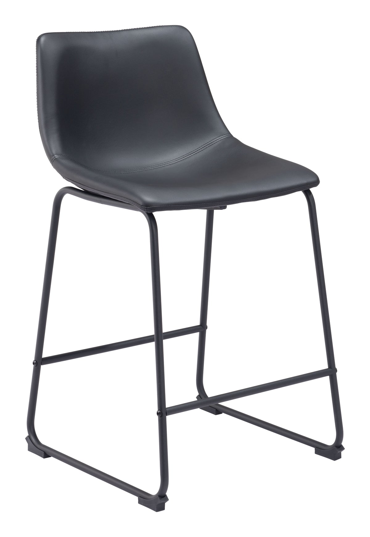 Smart Counter Stool (Set of 2) in Black